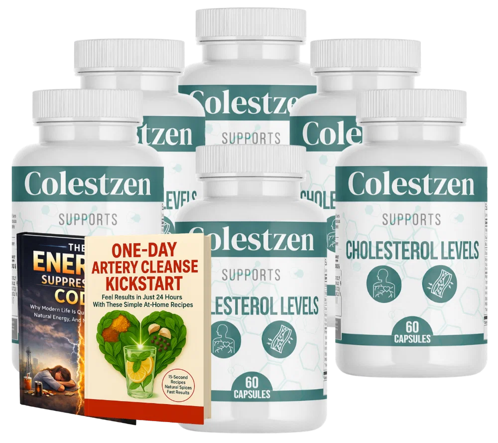 ColestZen bottles at the discounted 6-bottle package rate